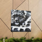 Snow Leopard Majesty - Canvas