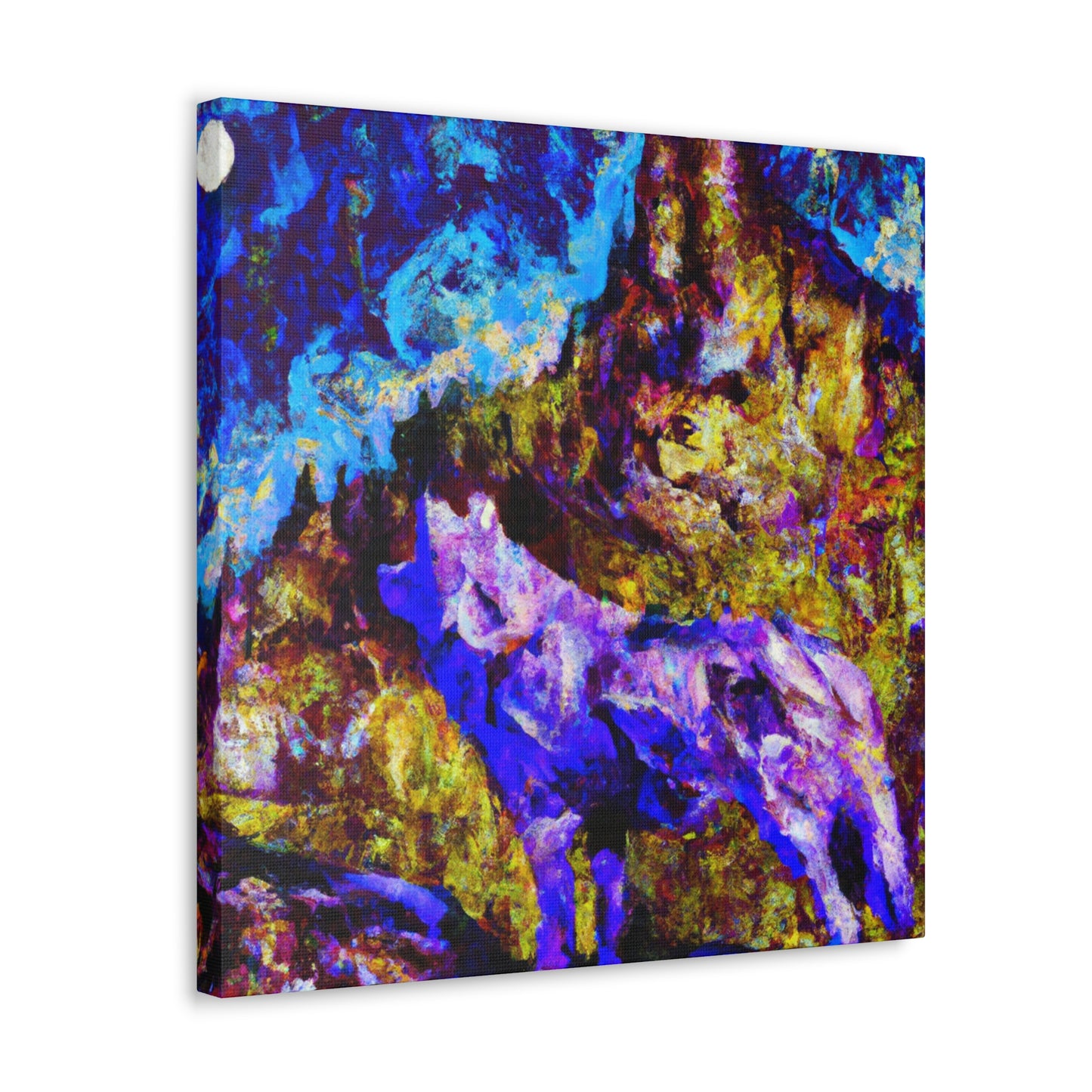 "Wolf in Impressionism" - Canvas