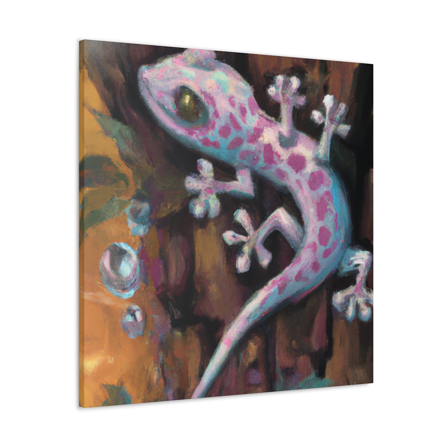 Gecko Inna Window. - Canvas