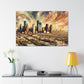 Majestic Houston Vignette - Canvas