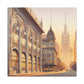 "Enchanting Golden City" - Canvas