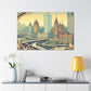 "Cityscape Symphony: Milwaukee" - Canvas