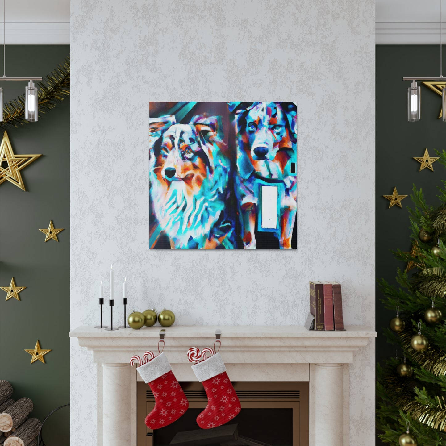 Australian Shepherd Starlight - Canvas