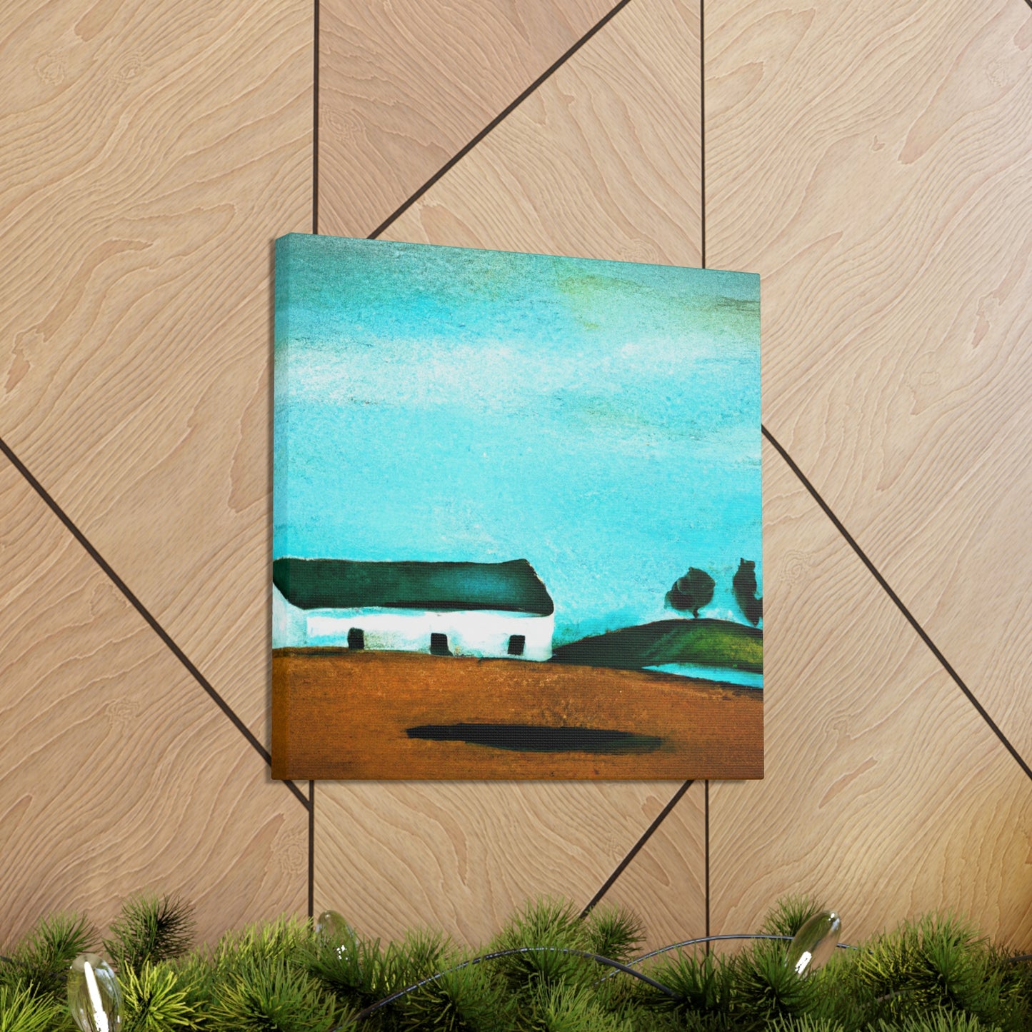 Farmhouse in Abstraction - Canvas