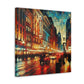 Vibrant Urban Stages - Canvas