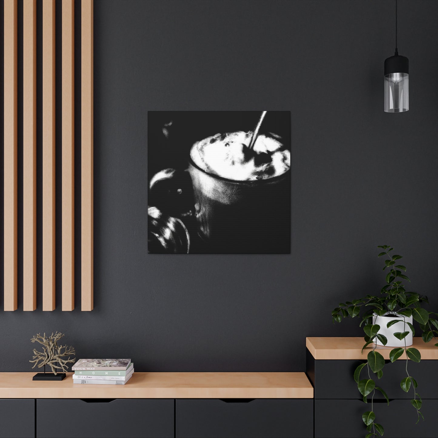 "Cappuchino Impressionistic Dream" - Canvas