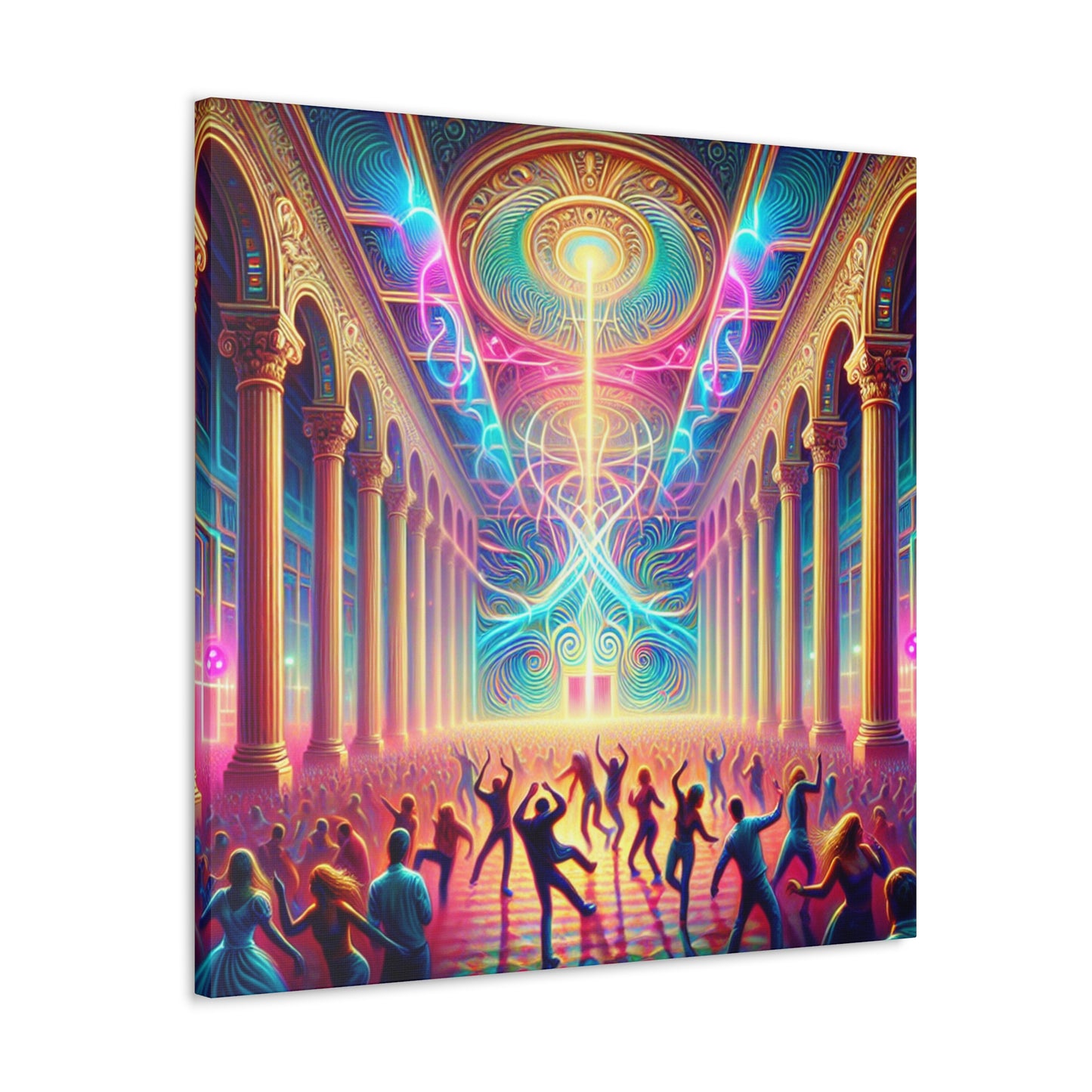 Euphoric Midnight Revelry - Canvas