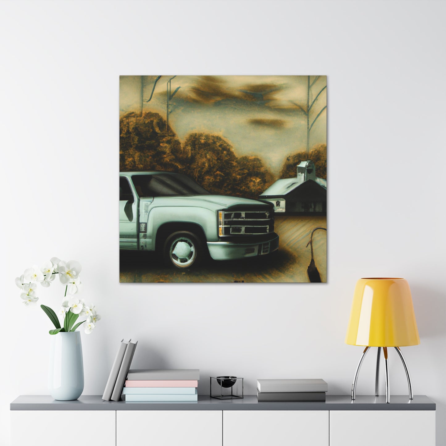 "Old Pickup Reminiscence" - Canvas