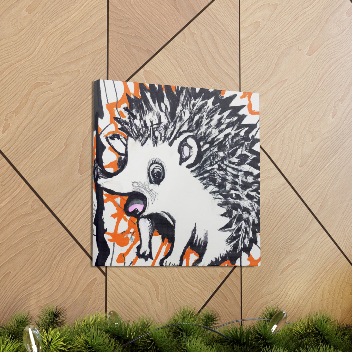 Hedgehog Urban Expression - Canvas