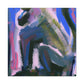 "Baboon in Abstract Color" - Canvas