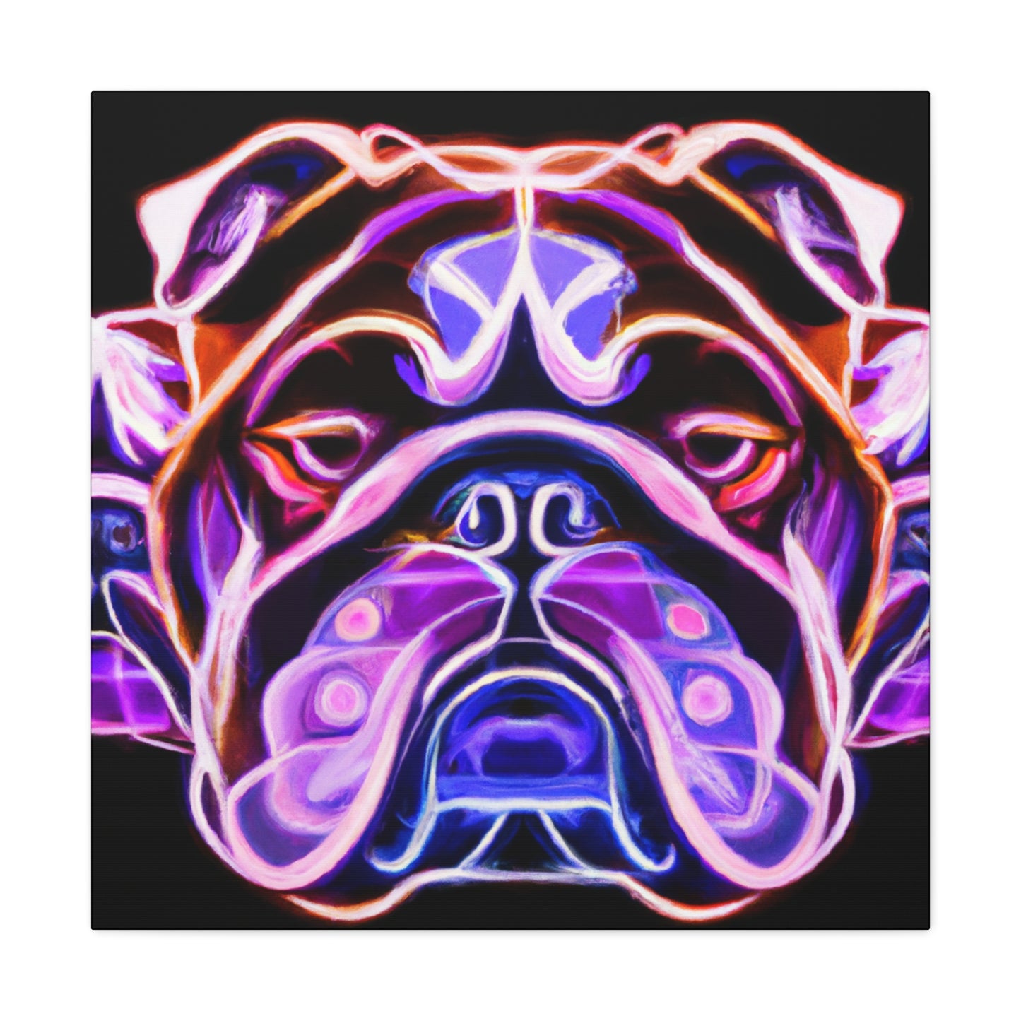 "Regal English Bulldog" - Canvas