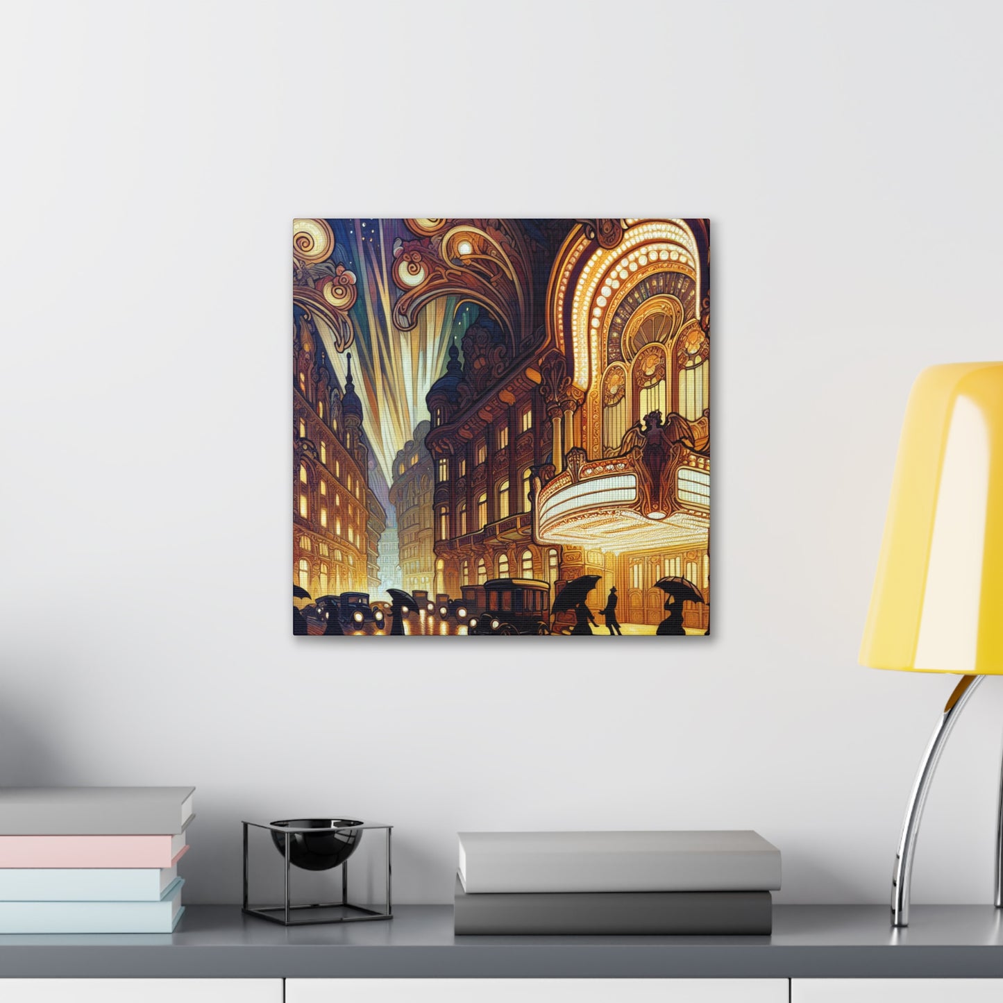 Enigmatic City Lights - Canvas