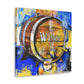 Whiskey Barrel Reflection - Canvas