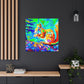 "Squirrel in Fauvism" - Canvas