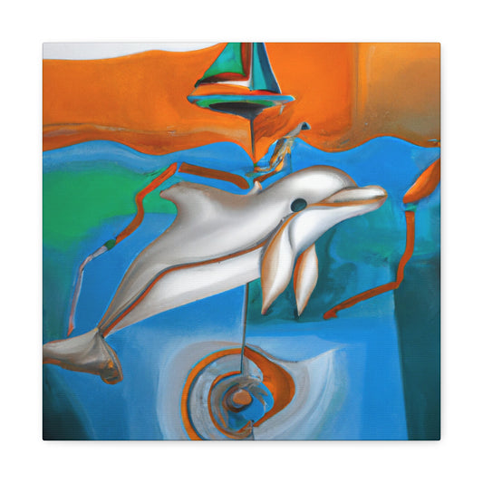 Dolphins in Dreamland - Canvas