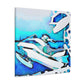 "Jet Skiing Retreats" - Canvas