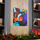 "Clownfish Swimming Gaily" - Canvas