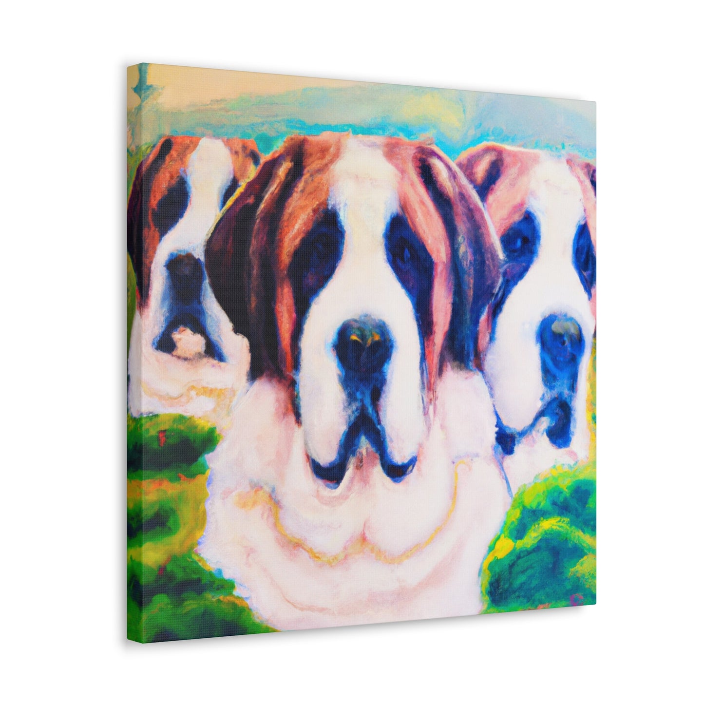 St. Bernard's Surreal Dream - Canvas