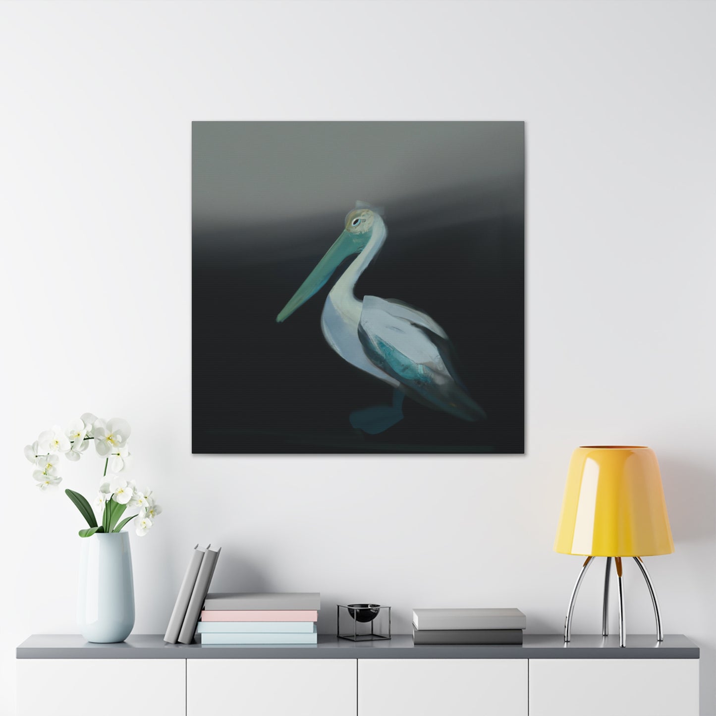 Pelican in Expressionism - Canvas