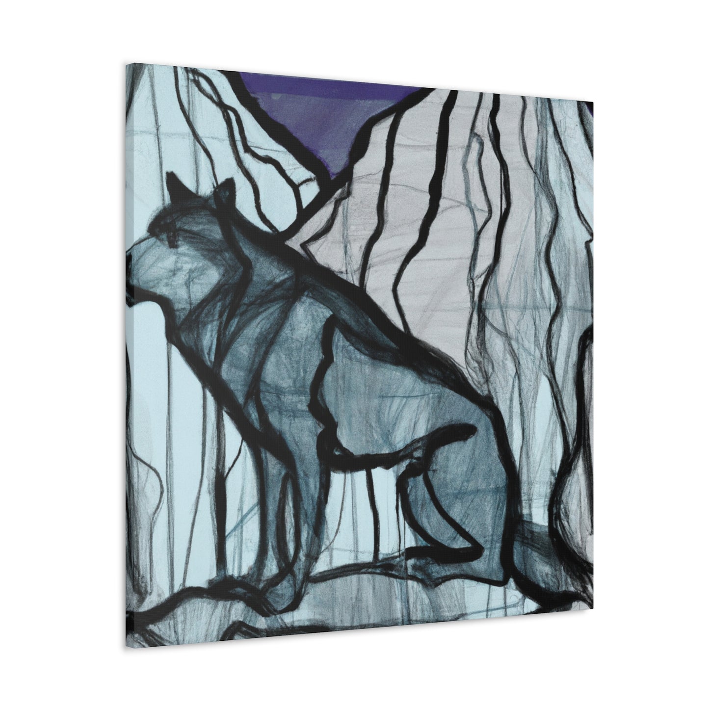 "Wolves in the Wilderness" - Canvas