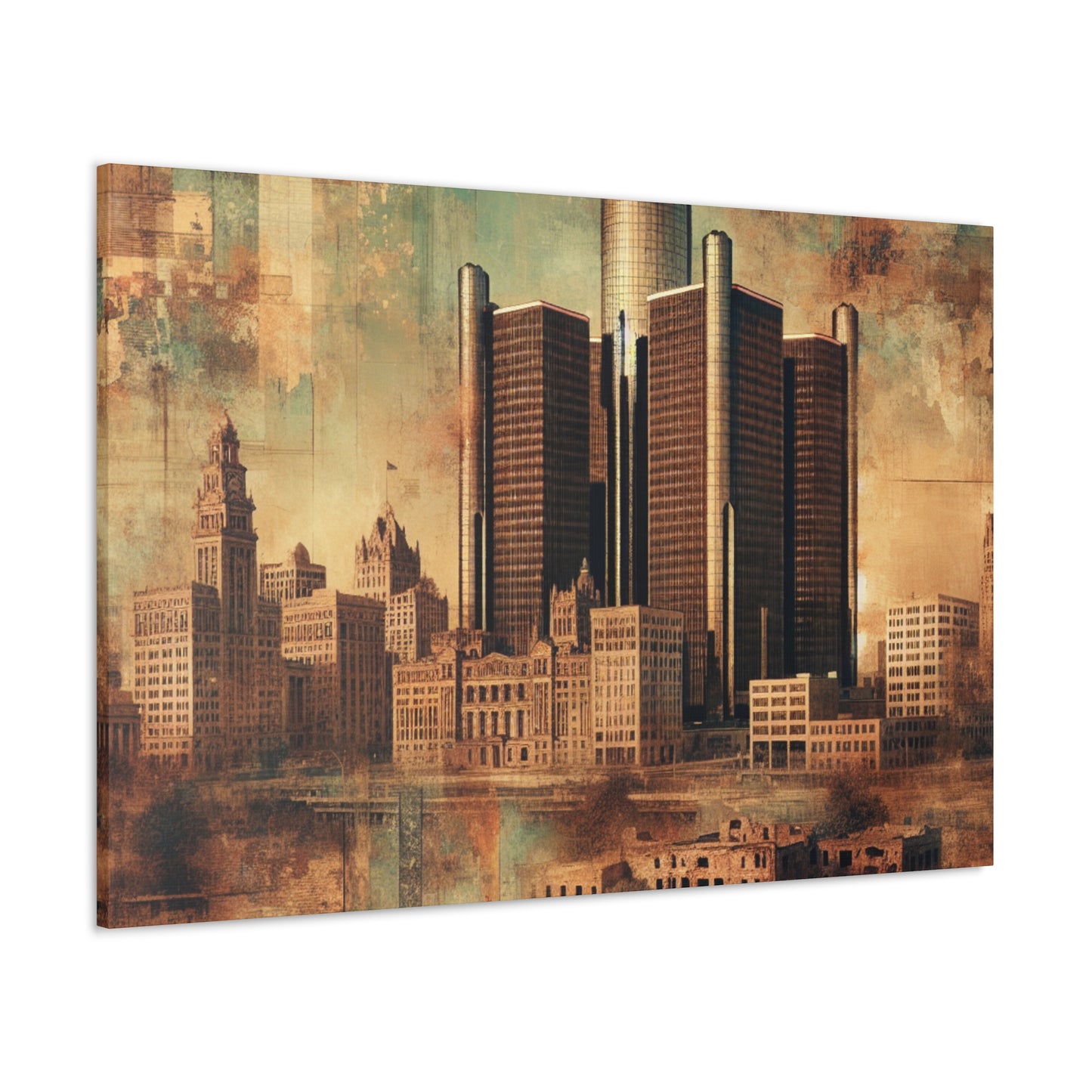 "Motor City Dreamscape" - Canvas