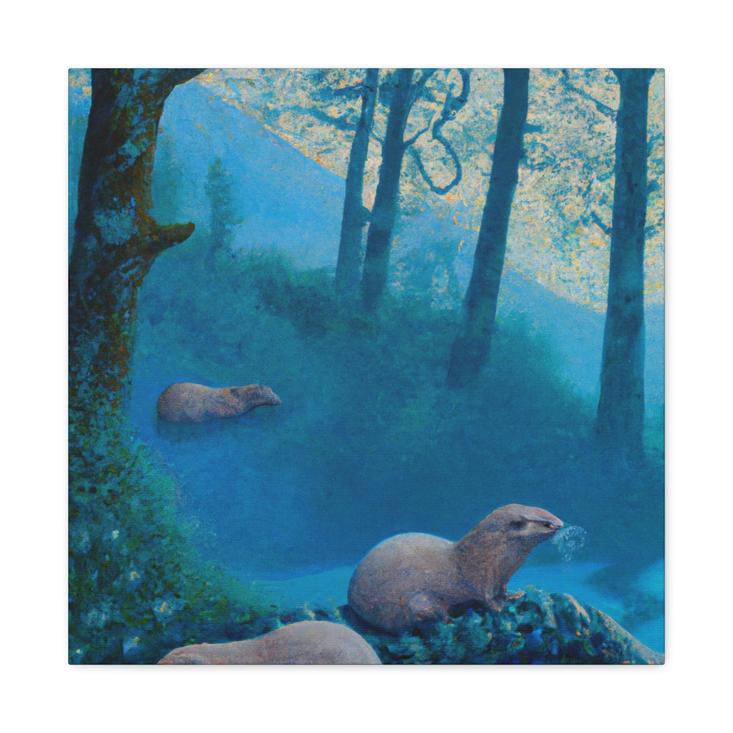 Otter in Magnificence - Canvas