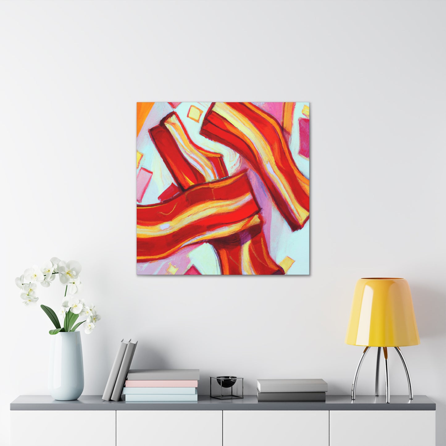 "Bacon Sizzles Forever" - Canvas