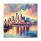 "Vibrant Enchantment: Salt Lake" - Canvas