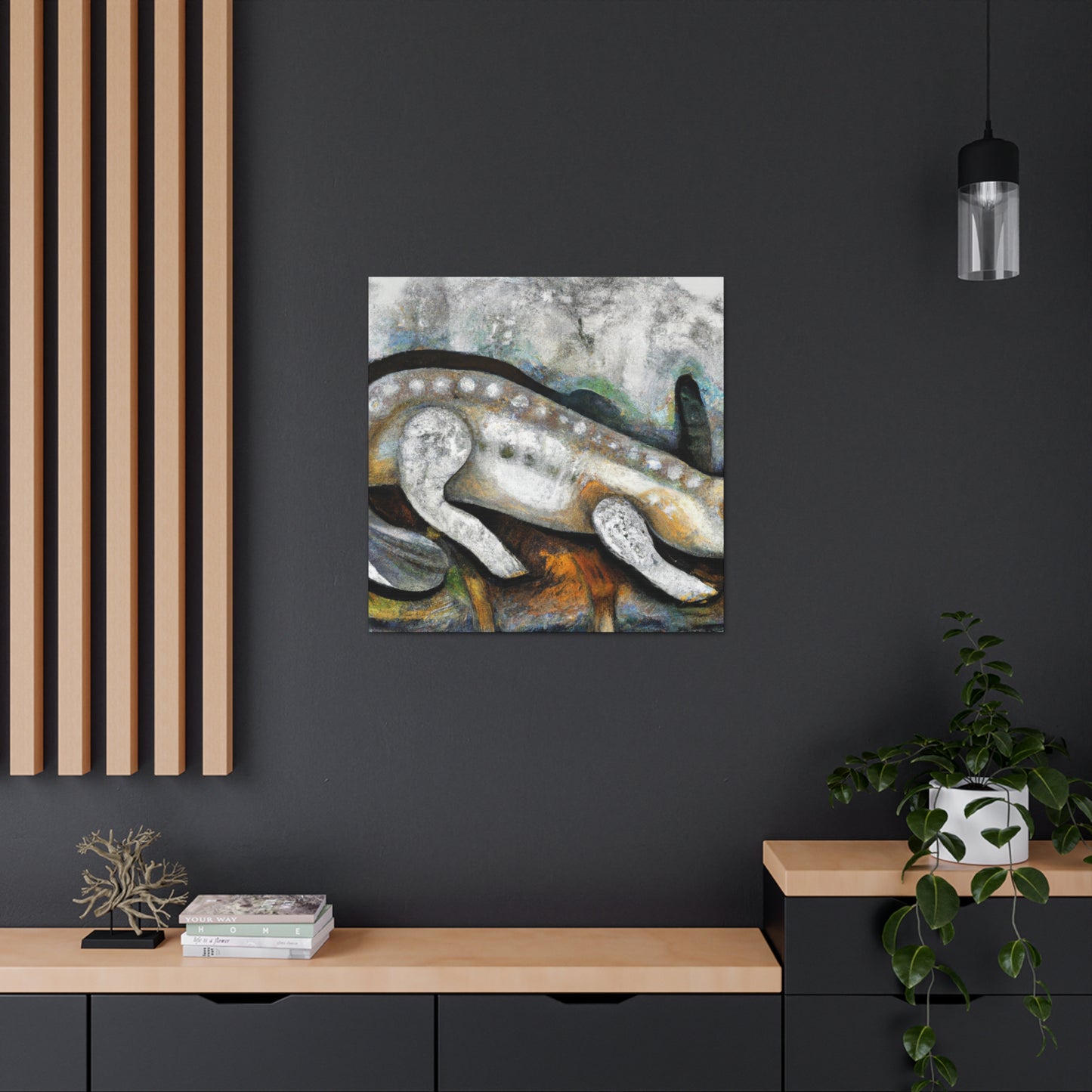 "Pangolin Silent Contemplation" - Canvas