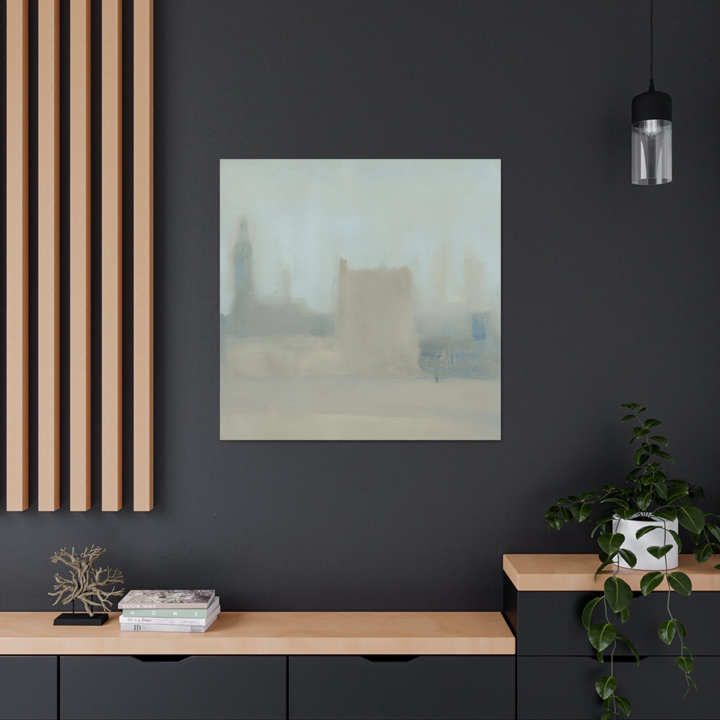 Urban Lightscape View - Canvas