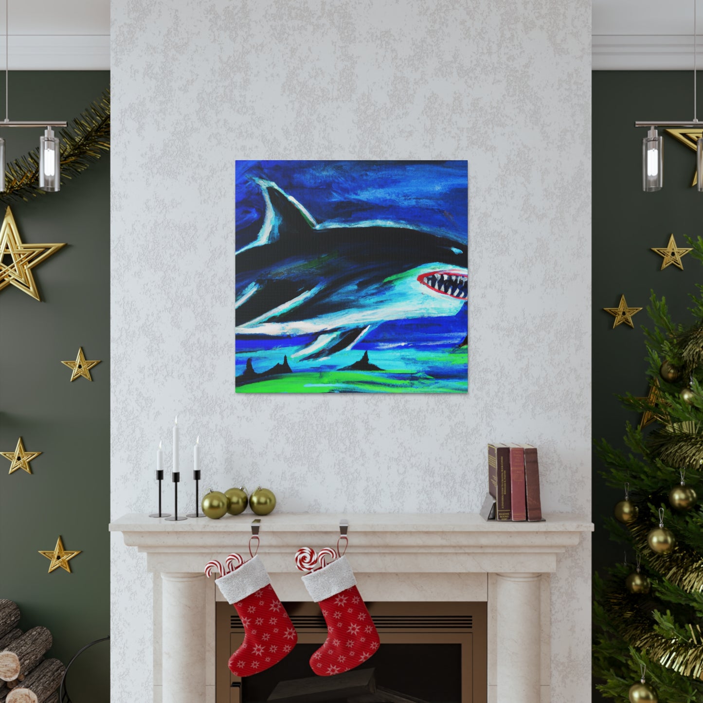 "The Shark Awakens" - Canvas