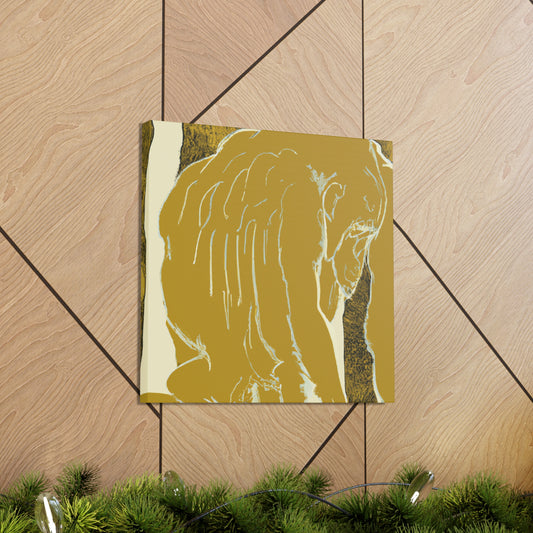 "Baboon in Surrealism" - Canvas