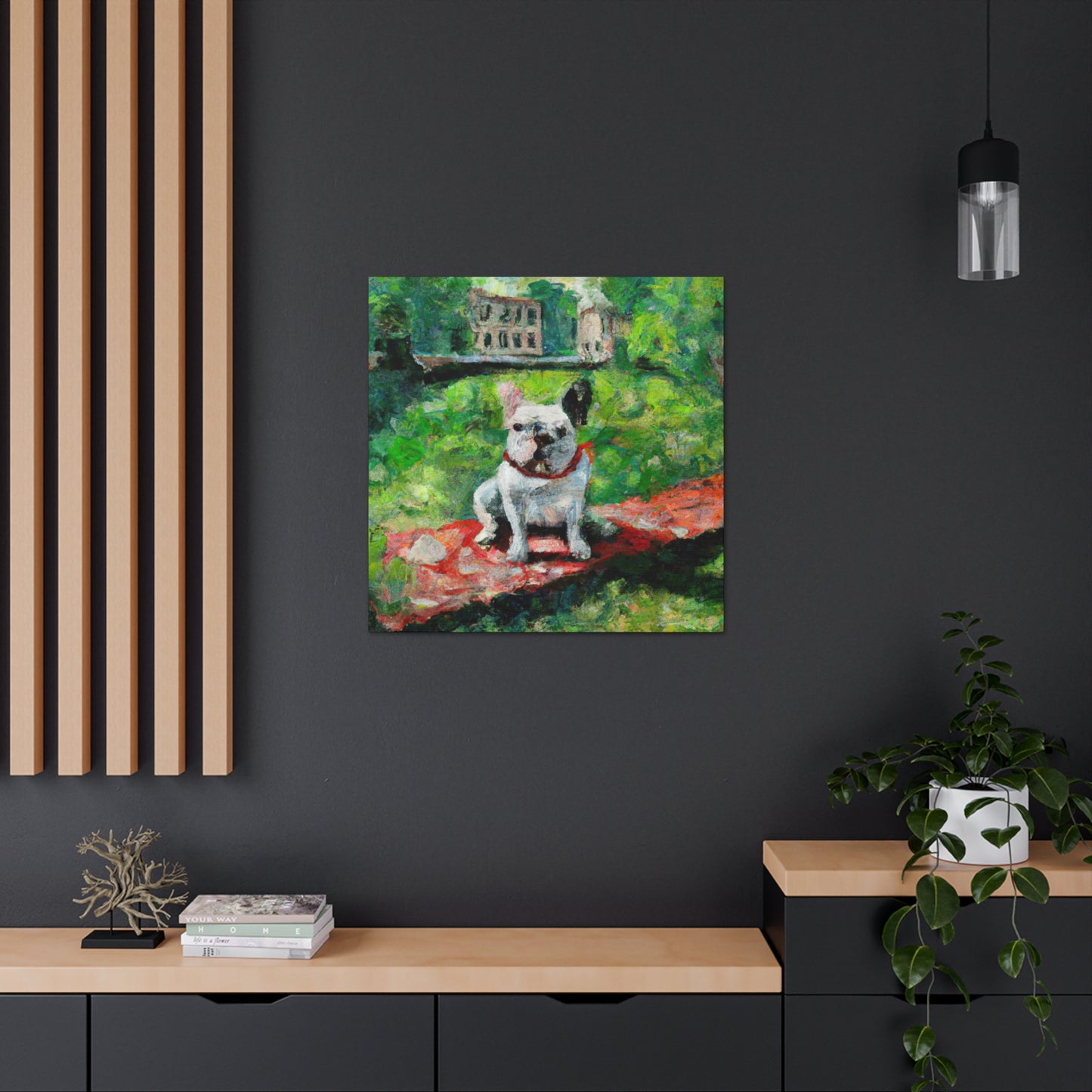 "The French Bulldog Portrait" - Canvas