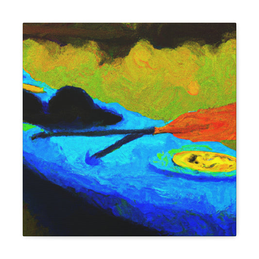 "Kayak in Moonlight Dream" - Canvas