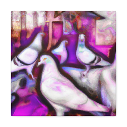 Pigeon in Twilight Gloom - Canvas