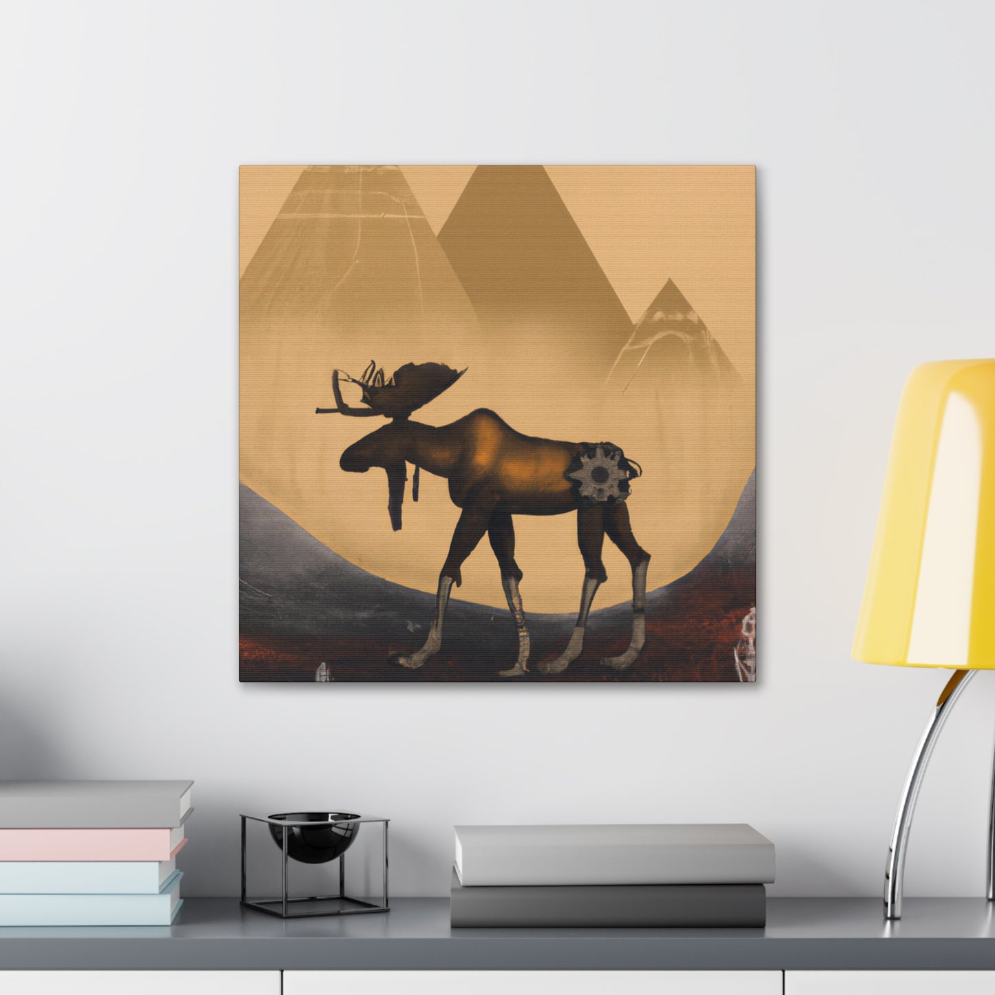 Moose on the Move - Canvas