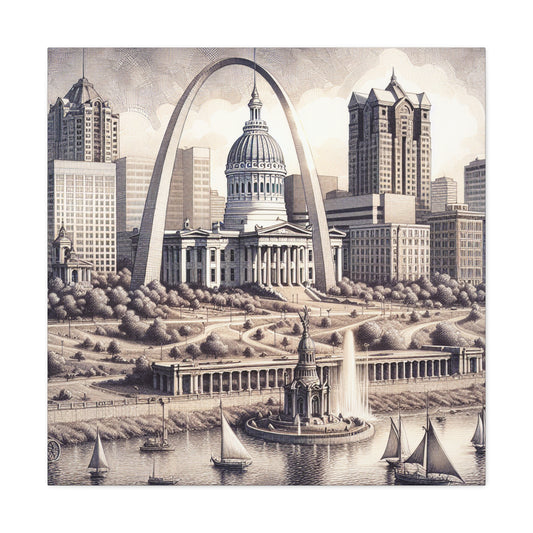 "Serene St. Louis Splendor" - Canvas