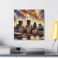 "Baltimore Abstracted Horizons" - Canvas