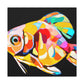 "Killifish Art Deco Dream" - Canvas