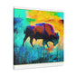 "Majestic Bison Splendor" - Canvas