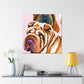 "Shar Pei Expressionism" - Canvas