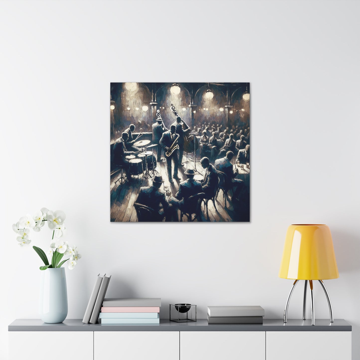 Jazz Night Revelations - Canvas