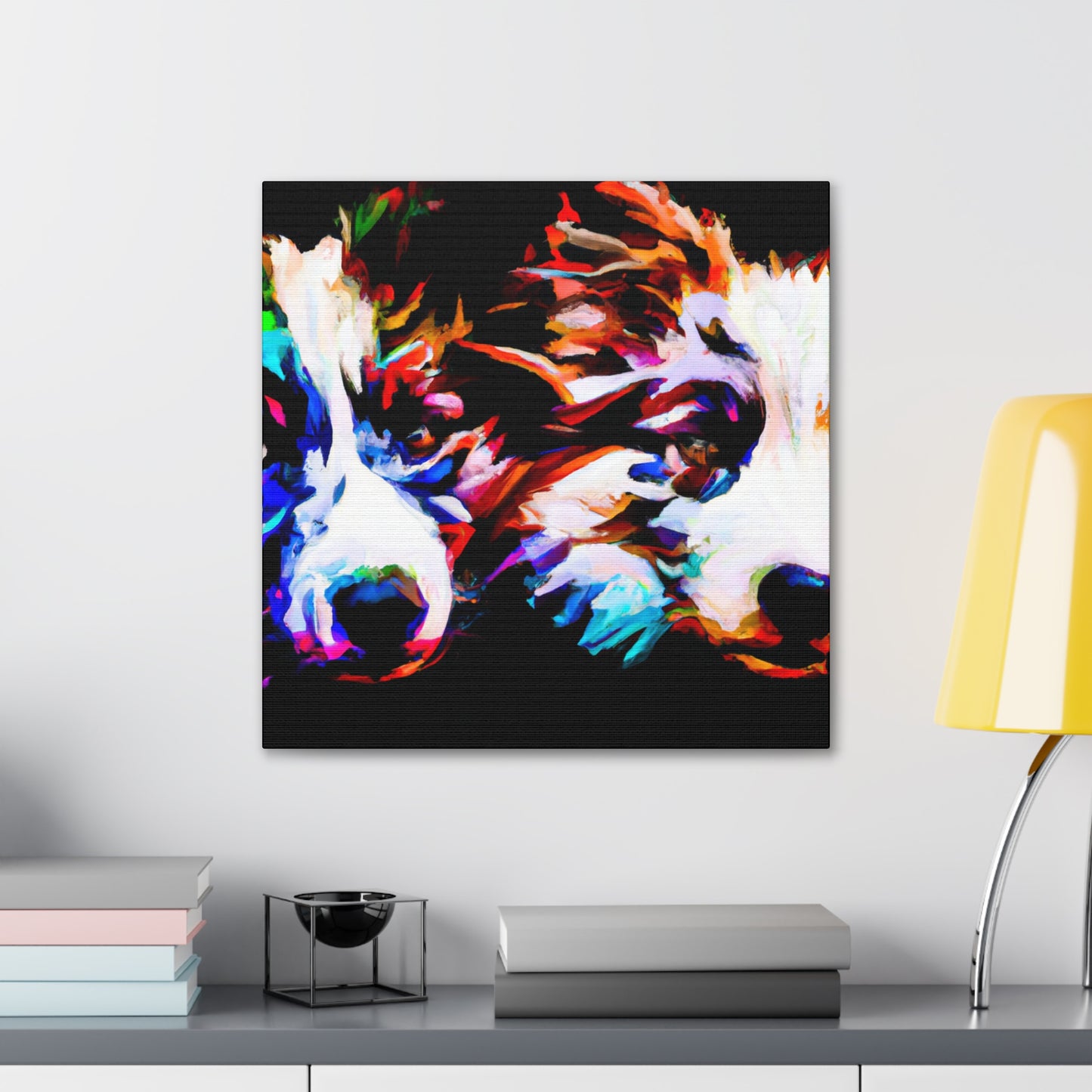 Fur Flowing Freedom - Canvas