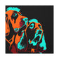 "Irish Setter Portrait 1925" - Canvas