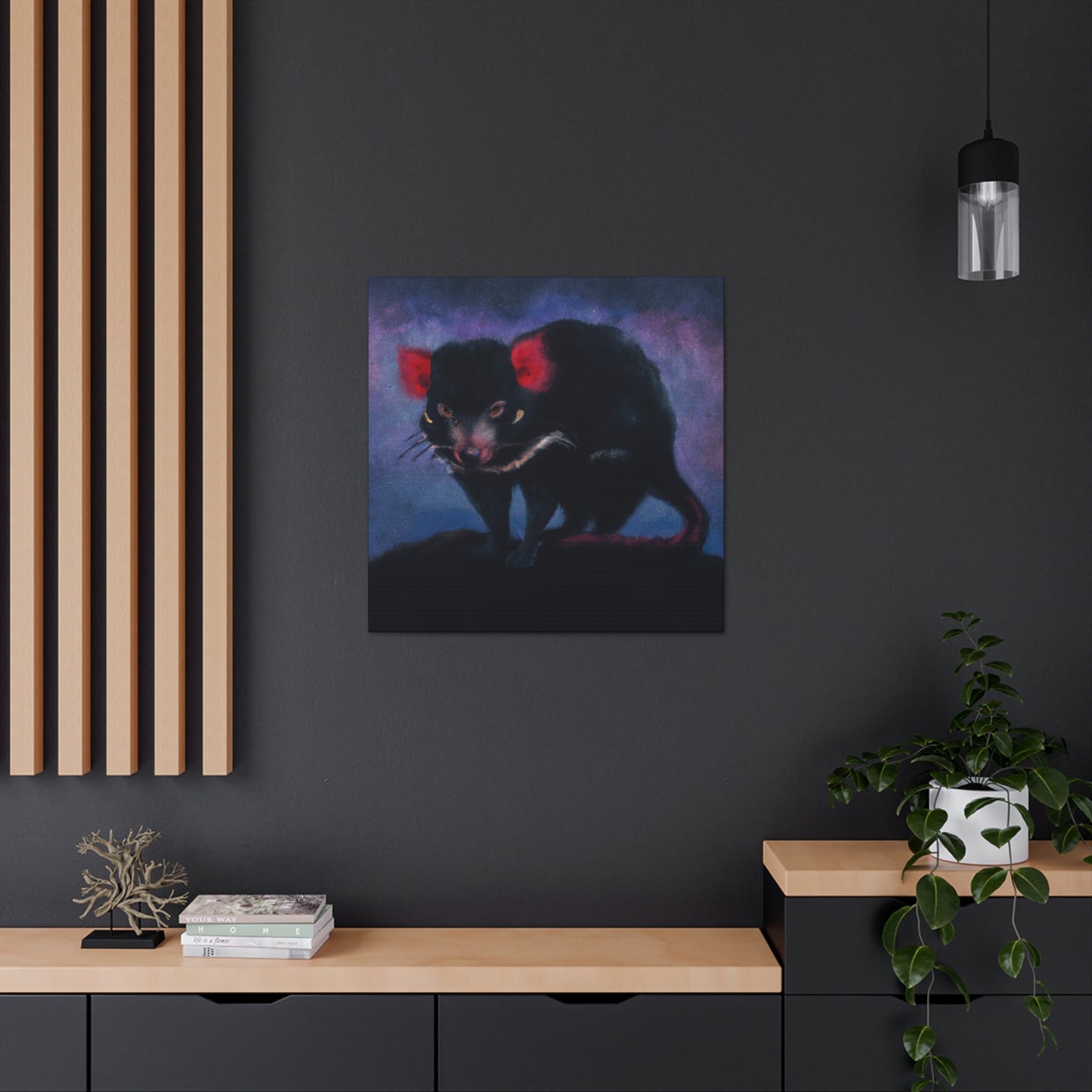 "Tasmanian Devil Surrealism" - Canvas