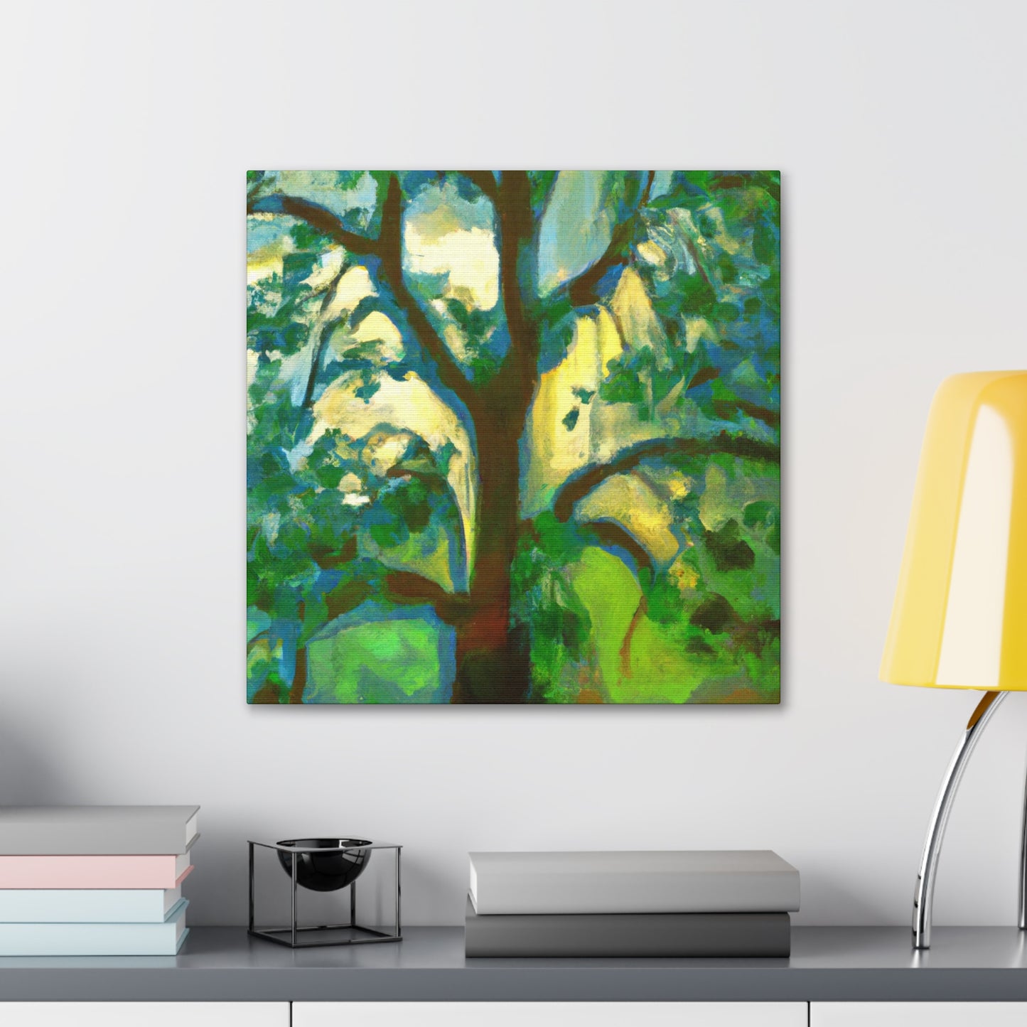 "Elm in Splendid Bloom" - Canvas