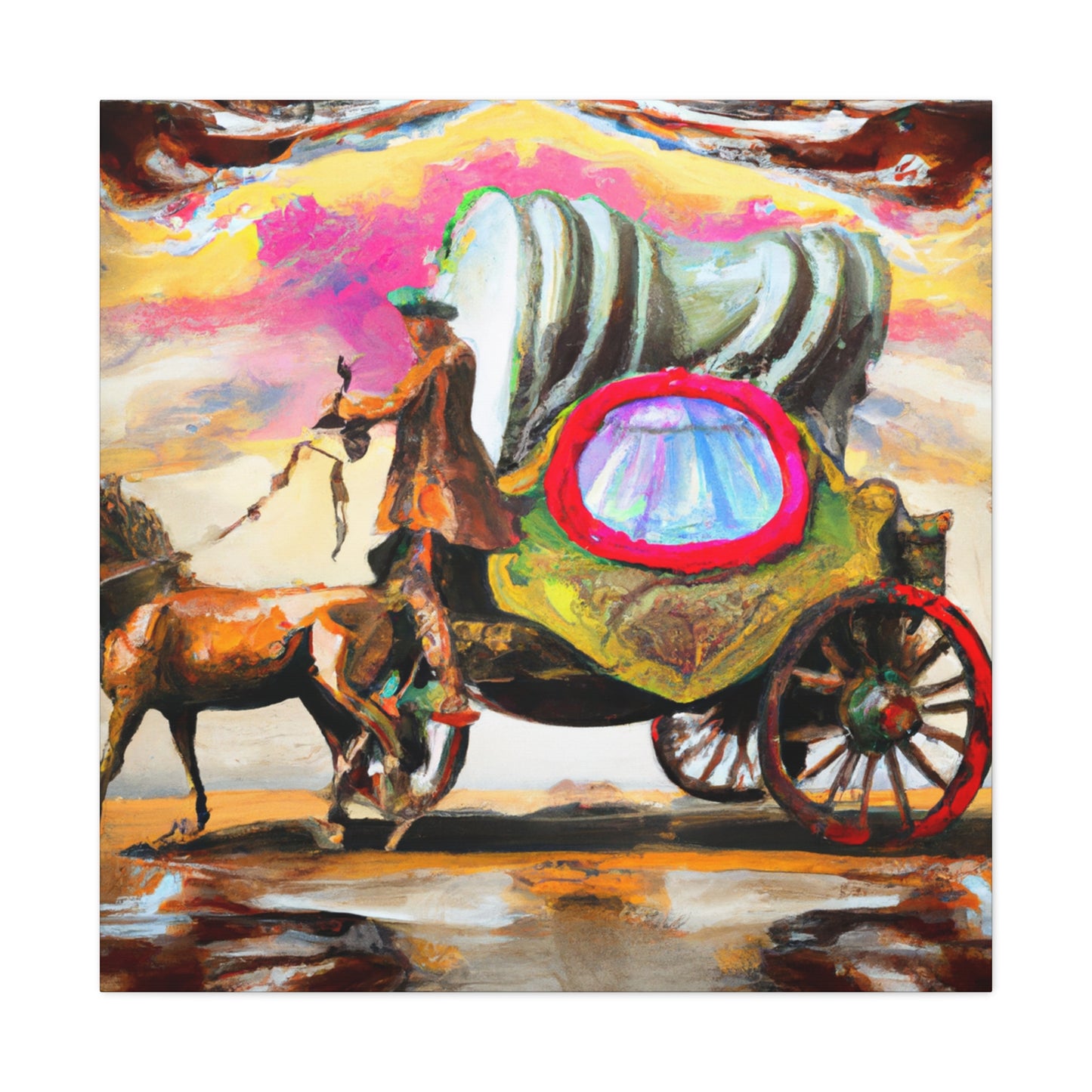 "Chuck Wagon Gallivant" - Canvas