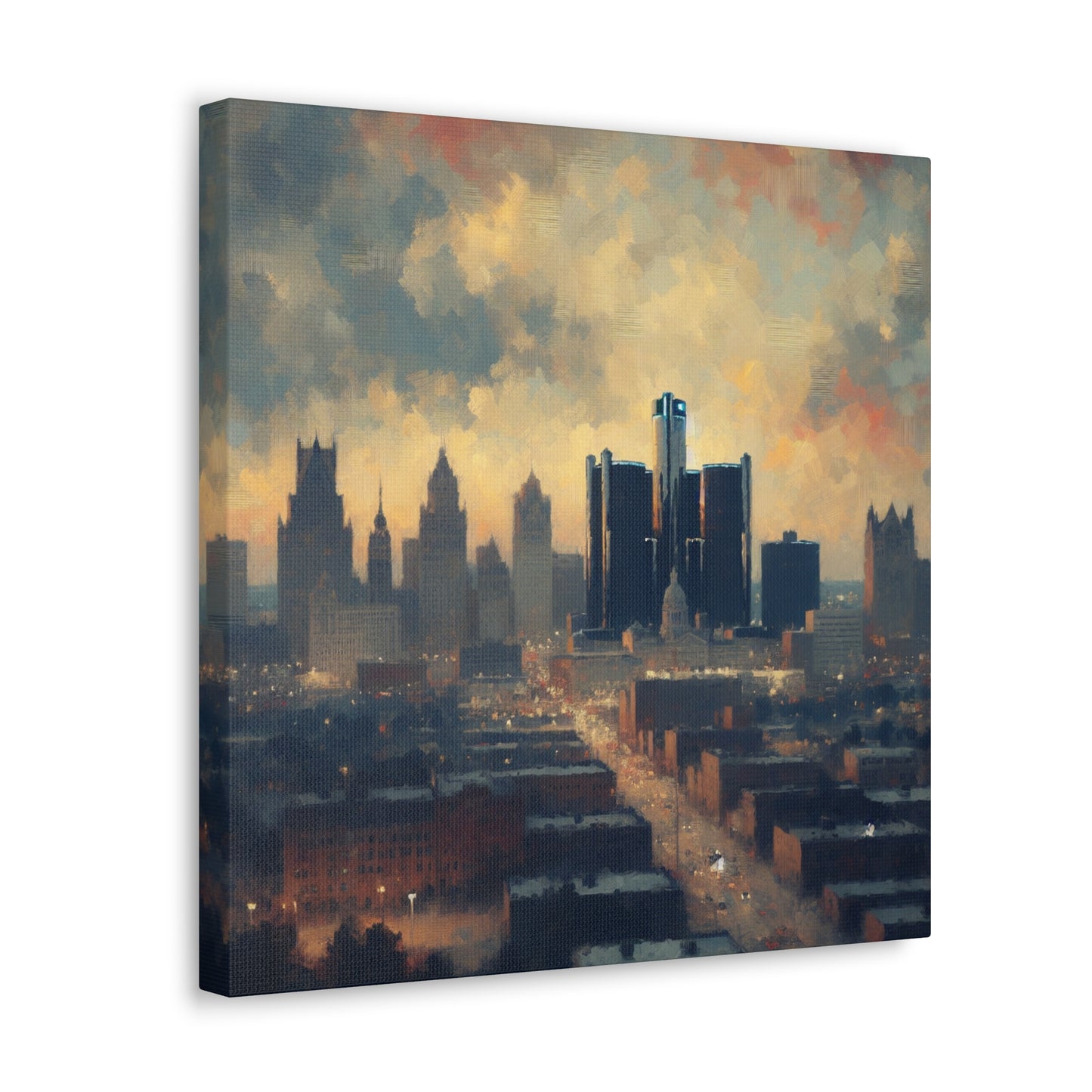 "Jewel of Renaissance: Detroit" - Canvas