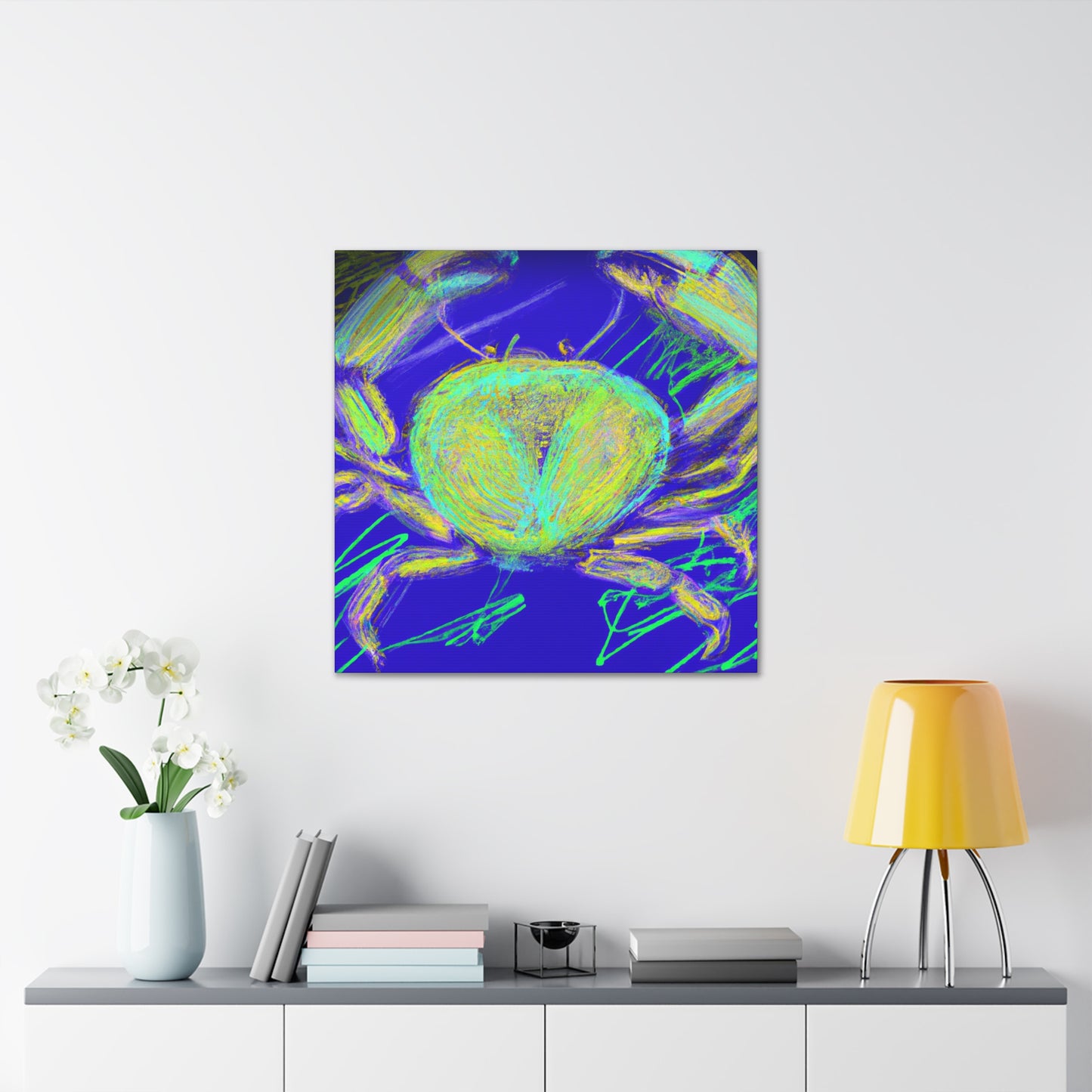 Crab in Impressionism - Canvas