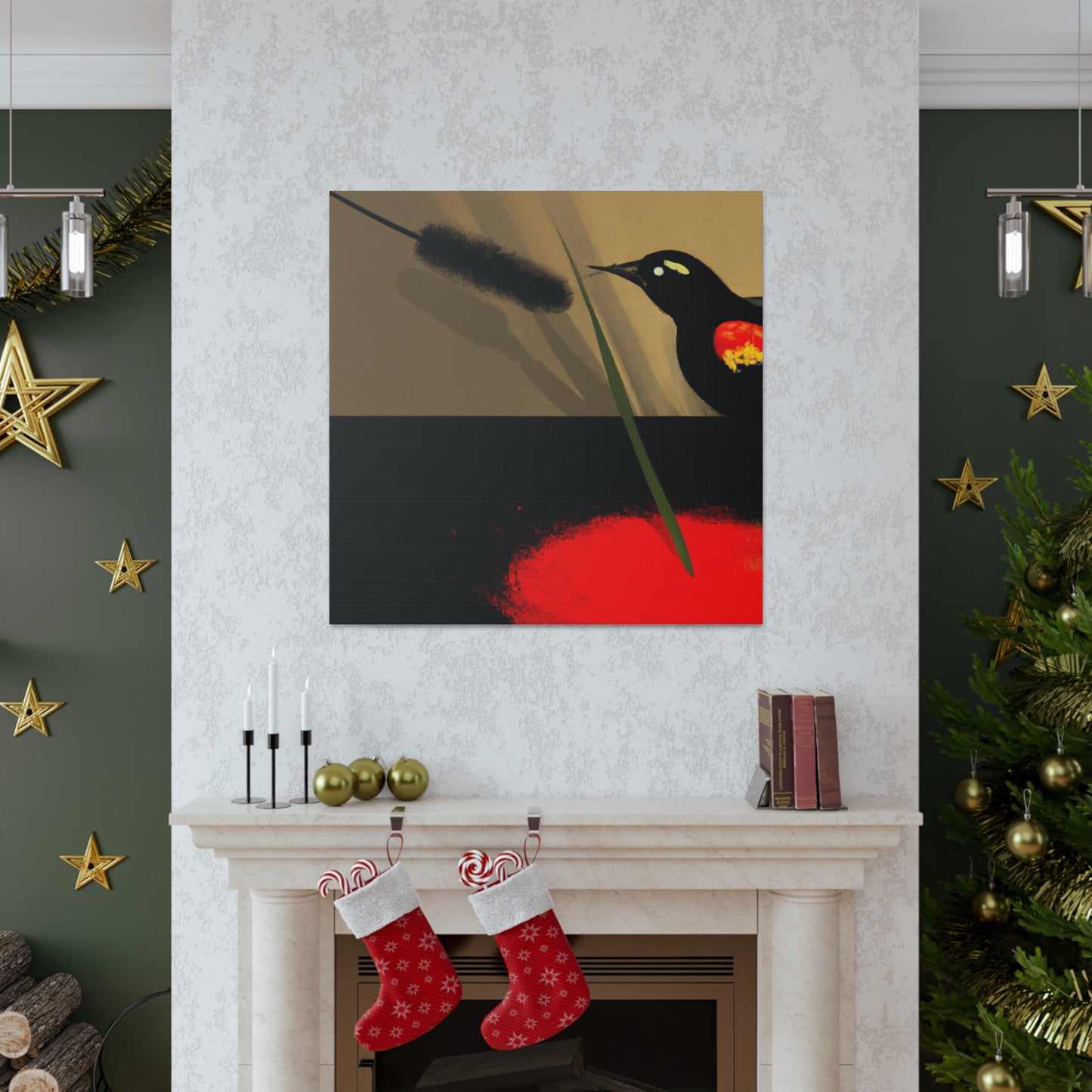 "Blackbird in Flight Rising" - Canvas